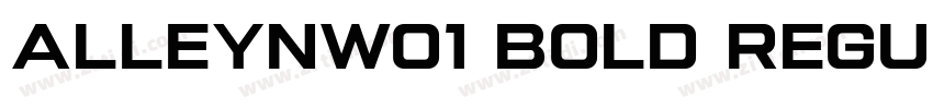 AlleynW01 Bold Regul字体转换
